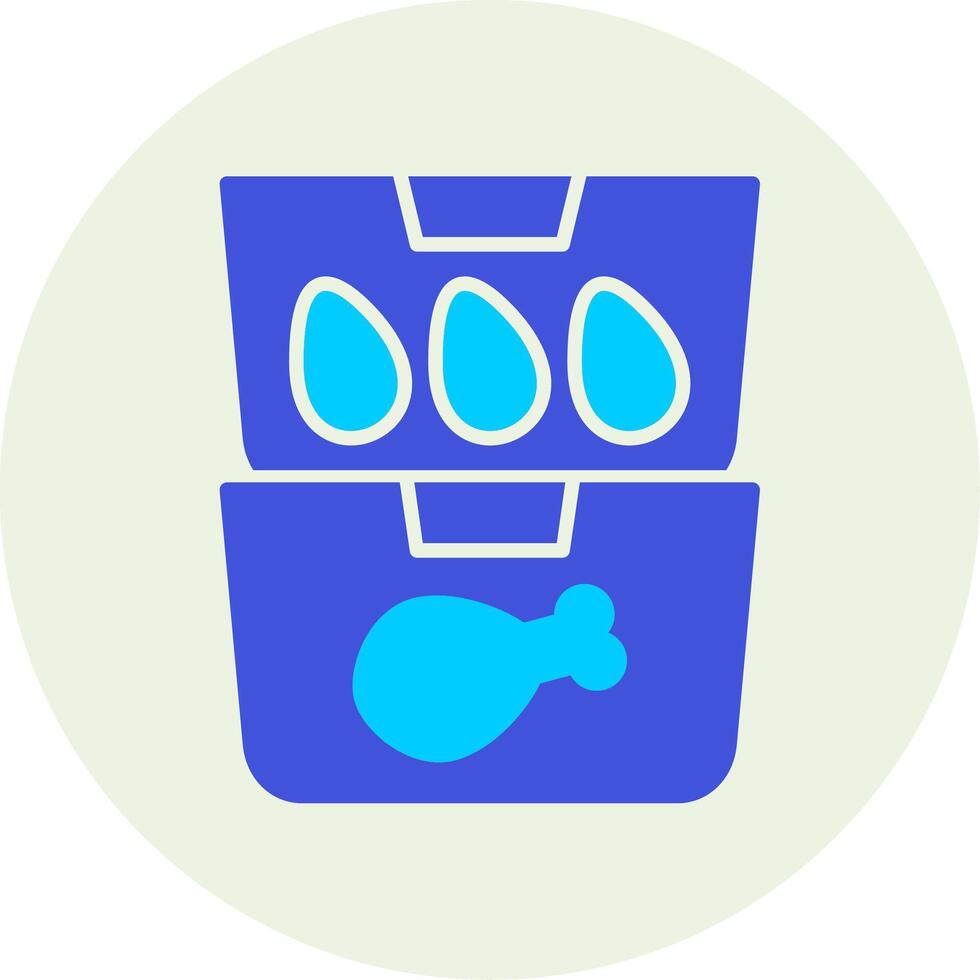 Food Containers Vecto Icon vector