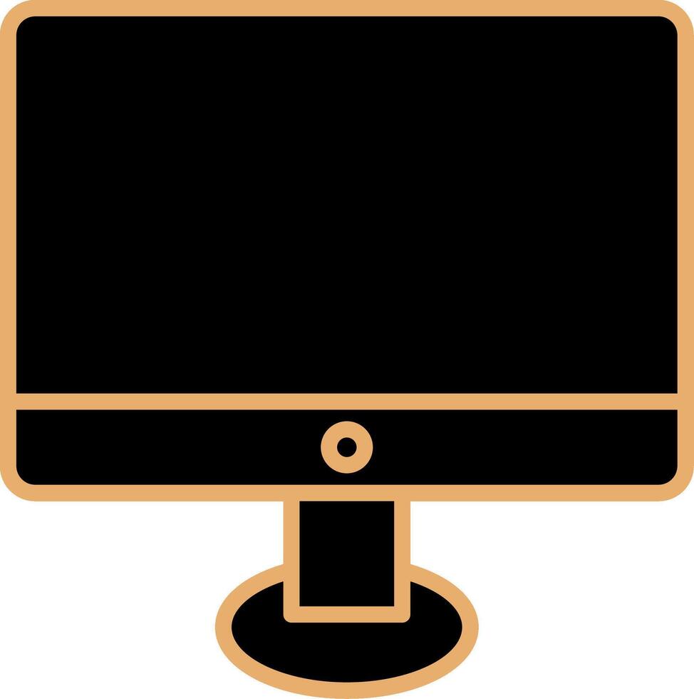 Moniter Screen Vecto Icon vector