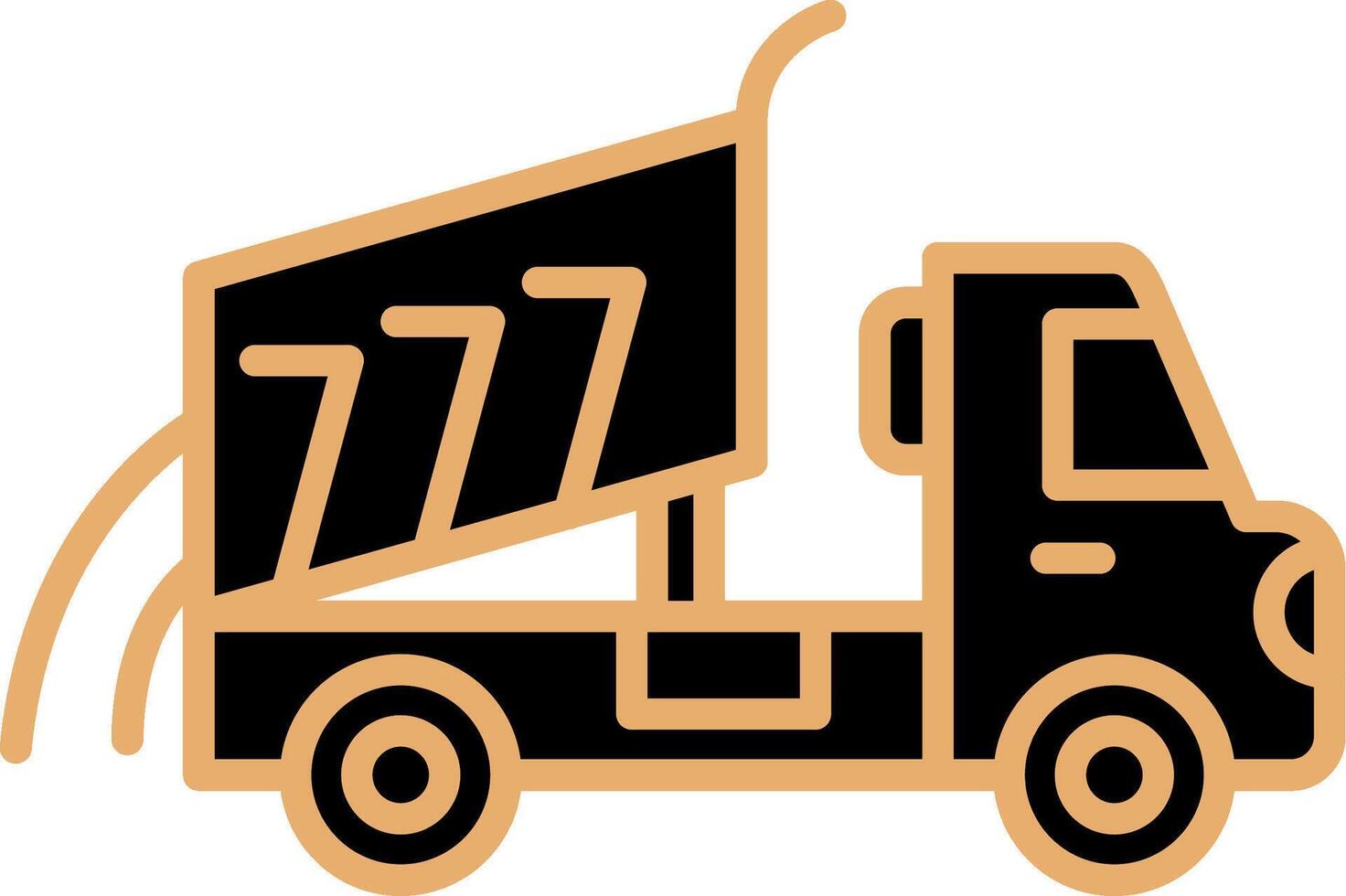 Dumper Truck Vecto Icon vector