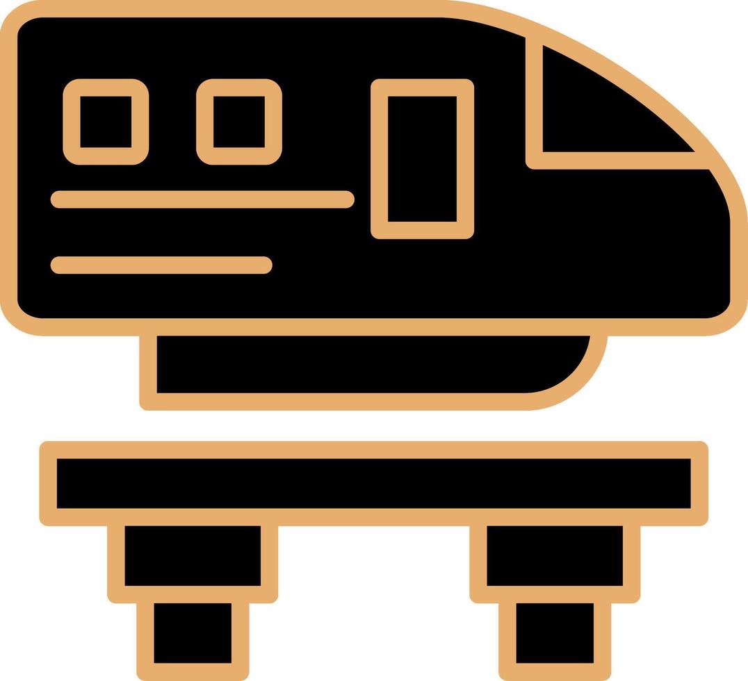 Monorail Vecto Icon vector