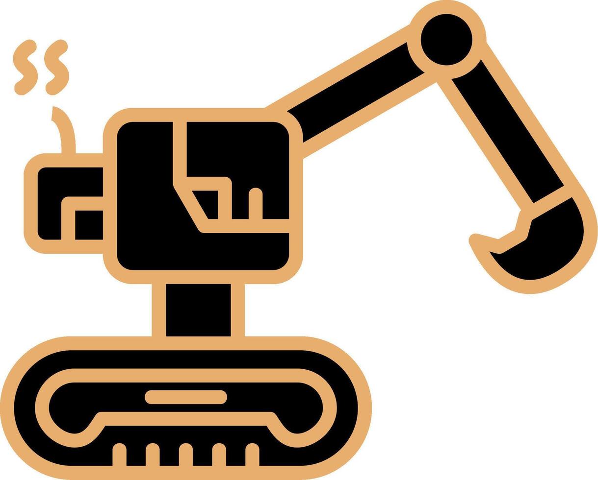 Digger Vecto Icon vector