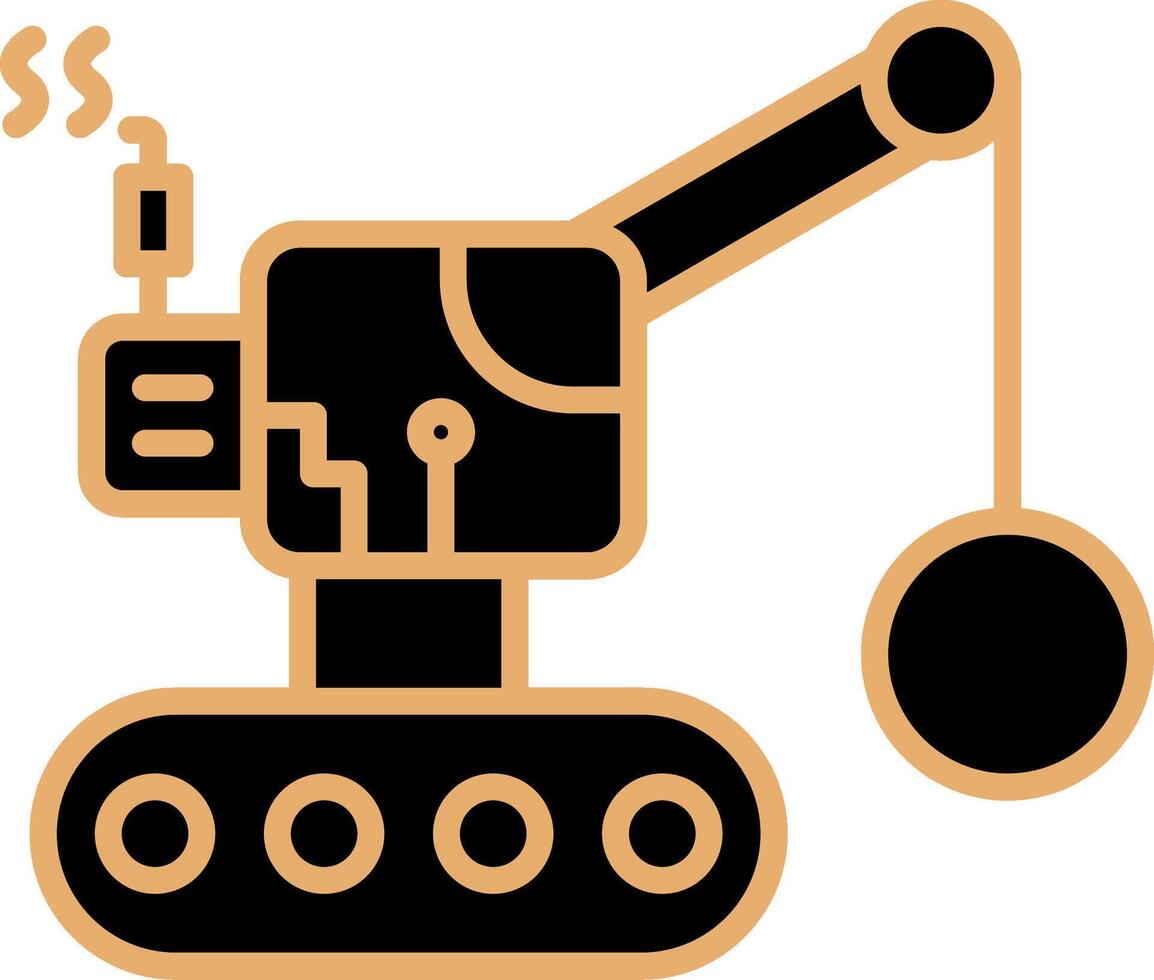 Wrecking Ball Vecto Icon vector