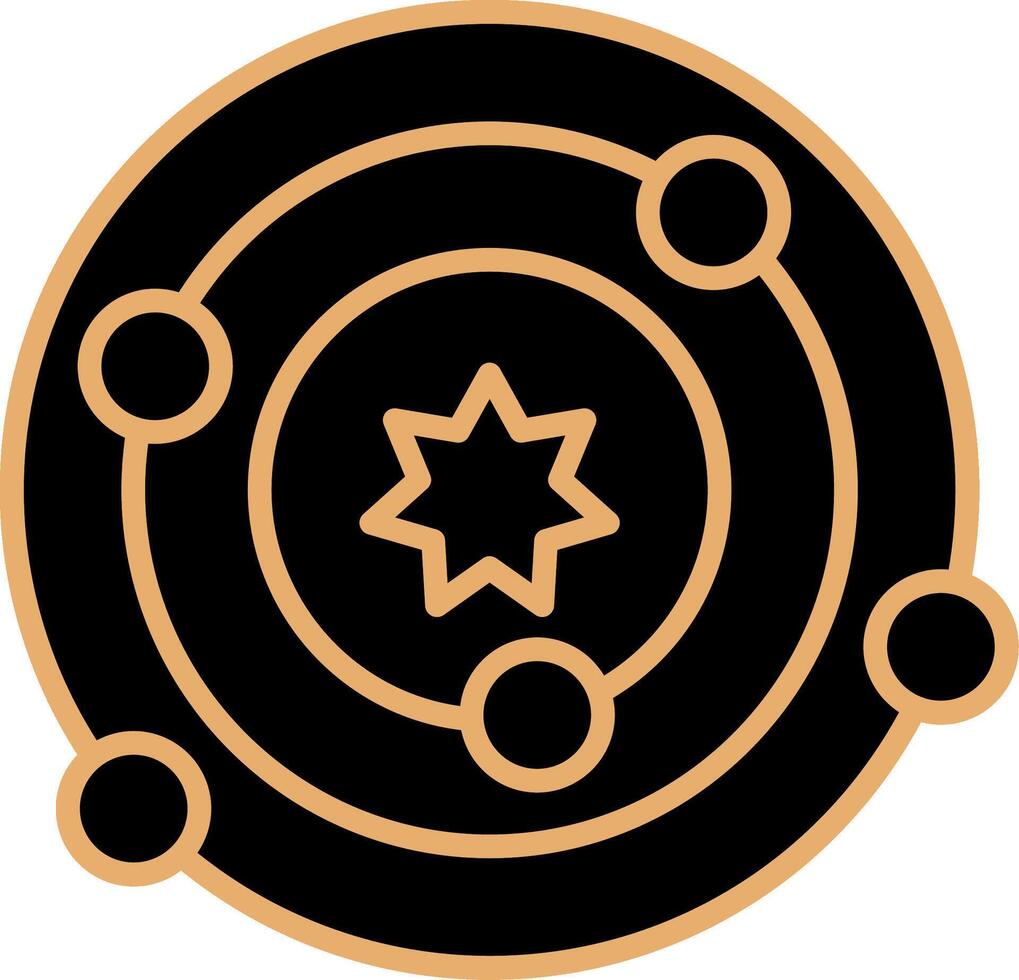 Solar System Vecto Icon vector