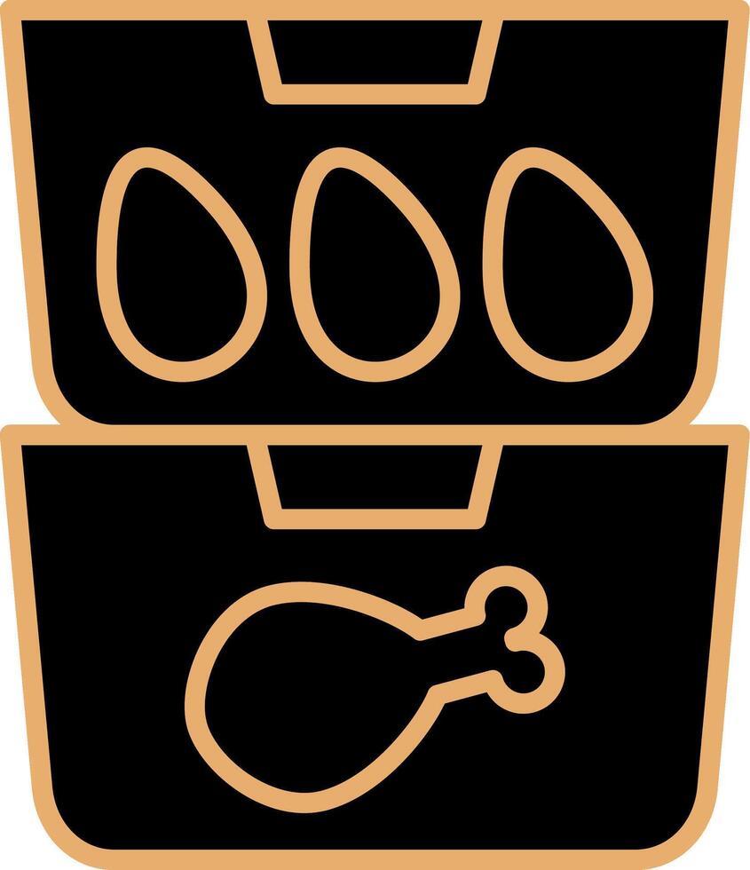 Food Containers Vecto Icon vector