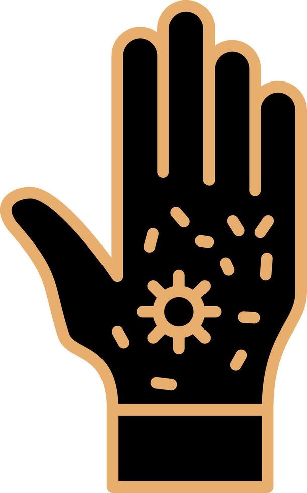Dirty Hand Vecto Icon vector