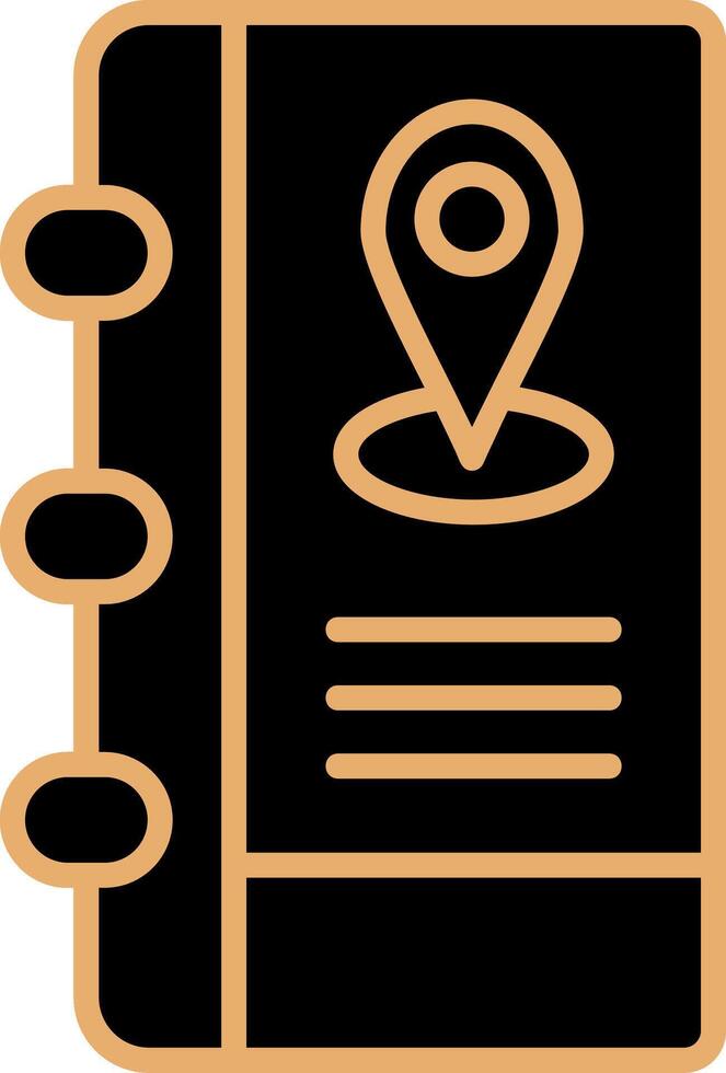 Address Book Vecto Icon vector