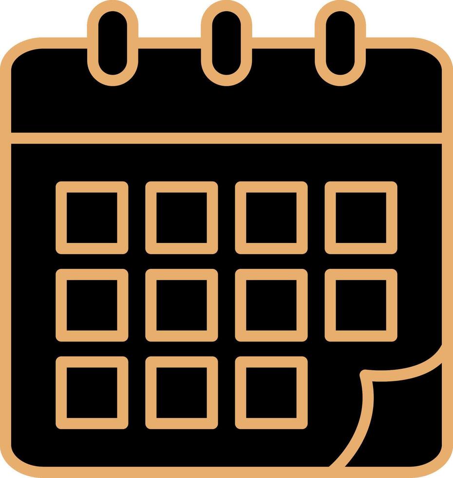 calendario vecto icono vector