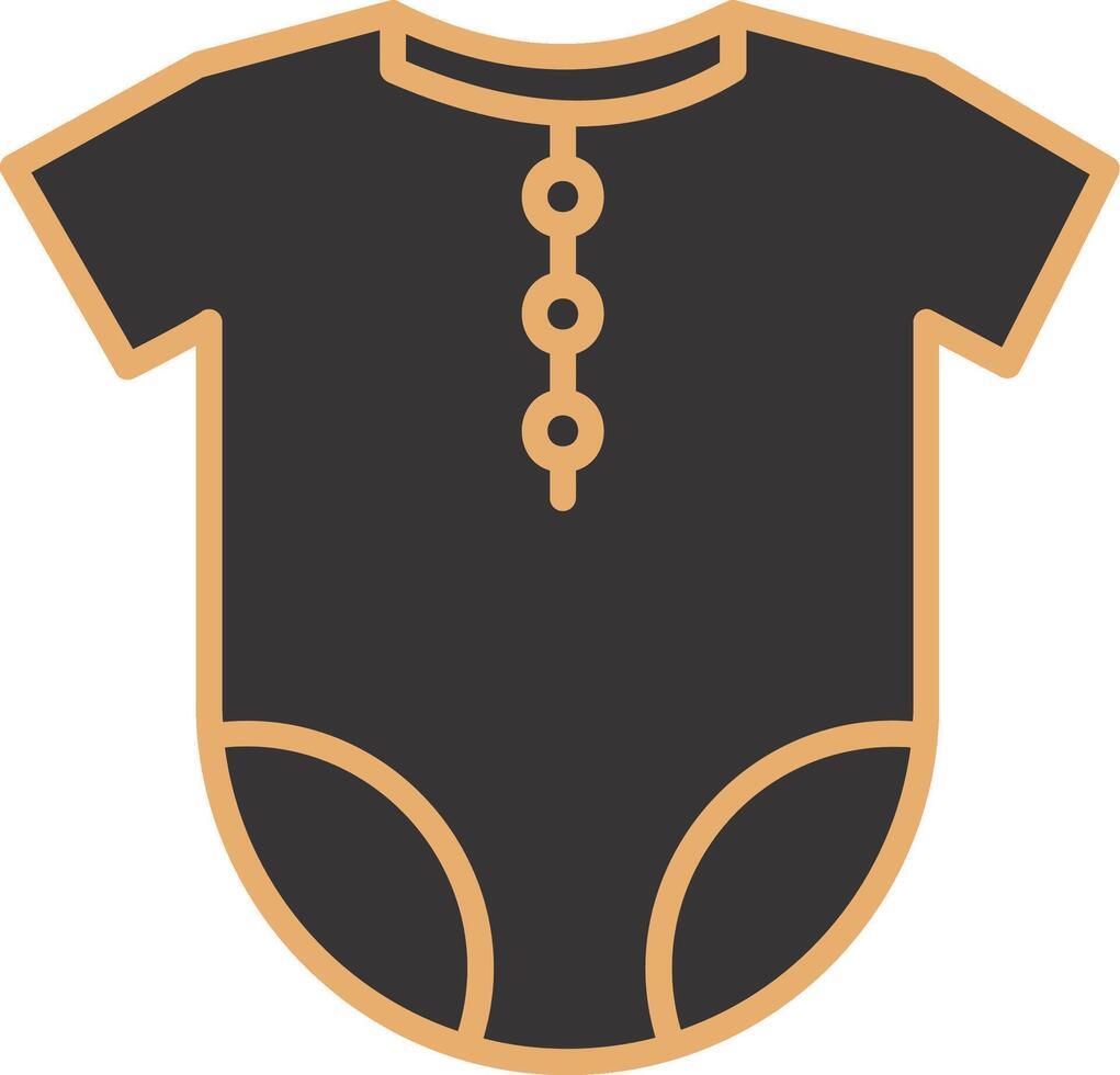 Baby Outfit Vecto Icon vector