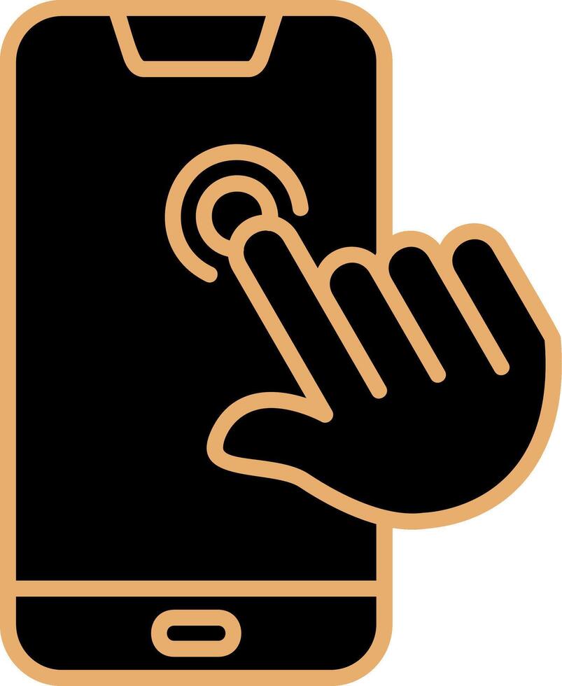 Touch Screen Vecto Icon vector