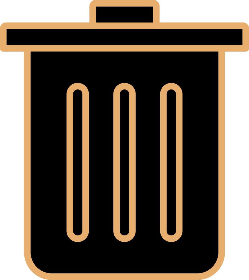 Dustbin Vecto Icon vector