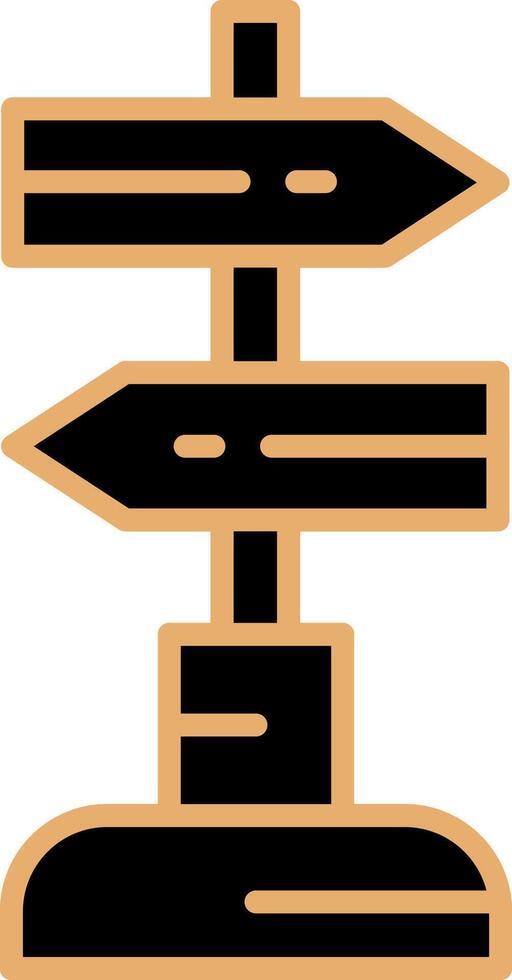 Sign Post Vecto Icon vector