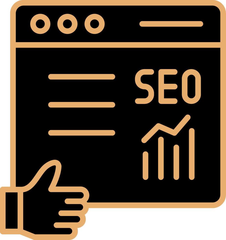 Impression Rate Vecto Icon vector