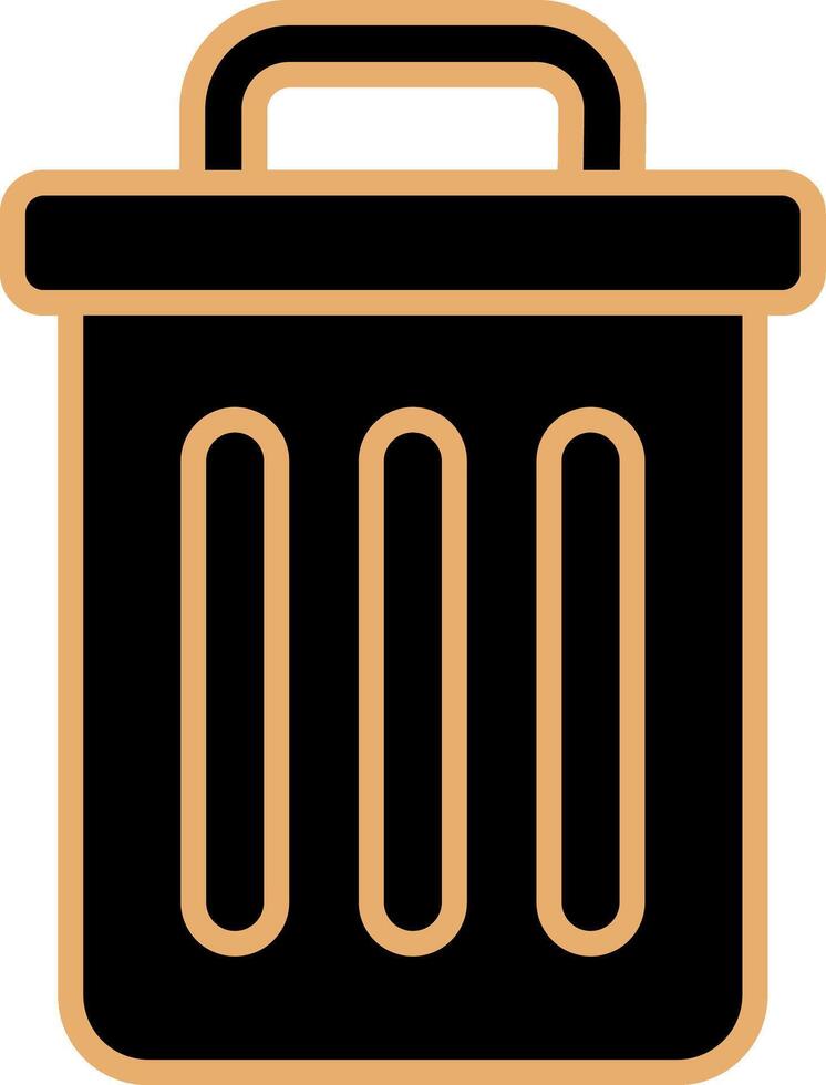 Trash Bin Vecto Icon vector