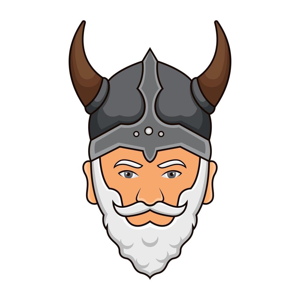 Viking Chieftain Mascot vector
