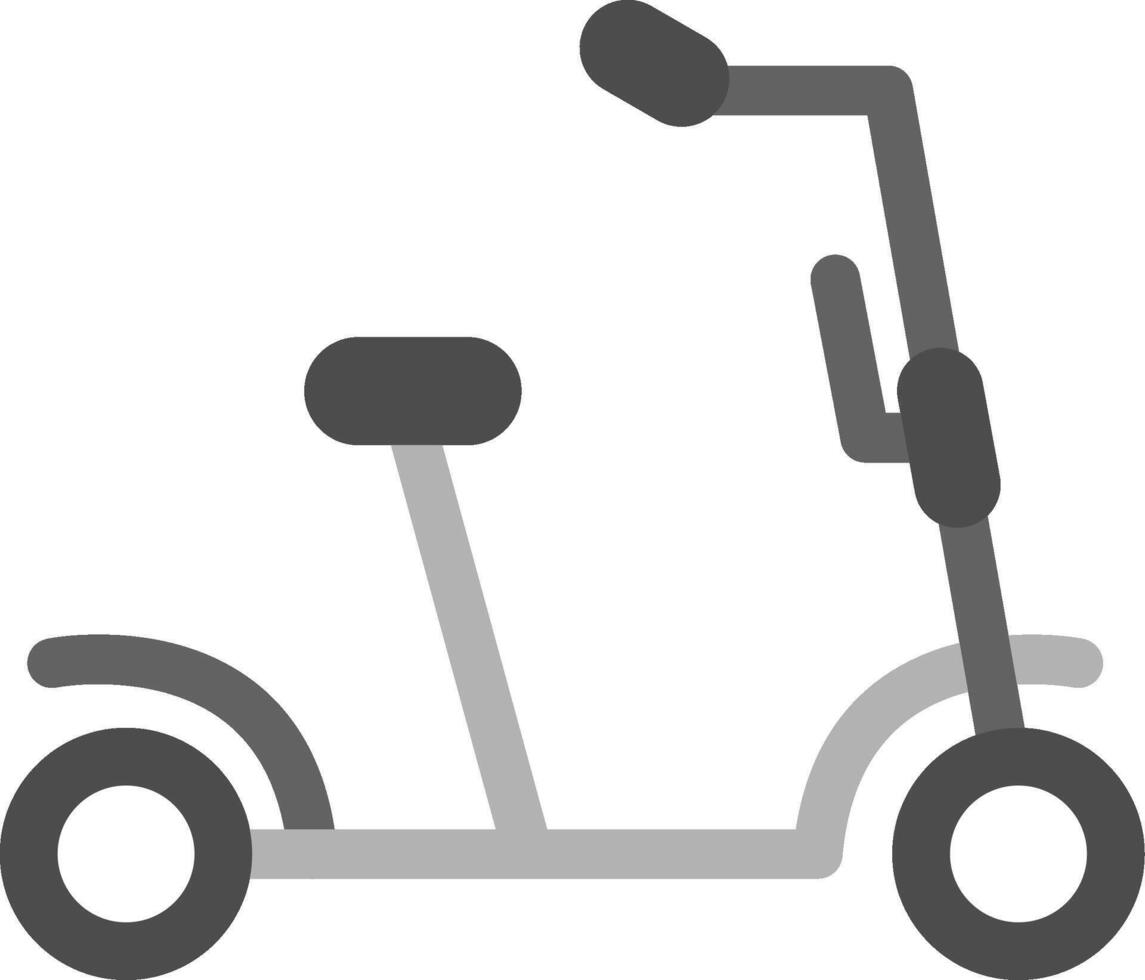 patada scooter vecto icono vector