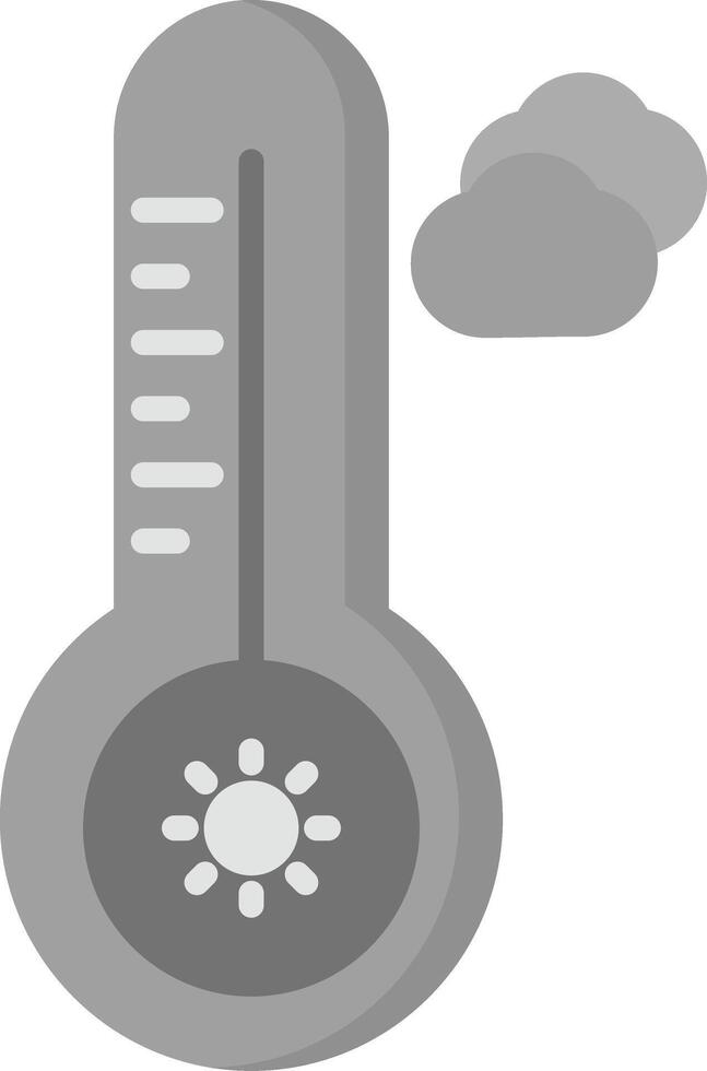 temperatura caliente vecto icono vector