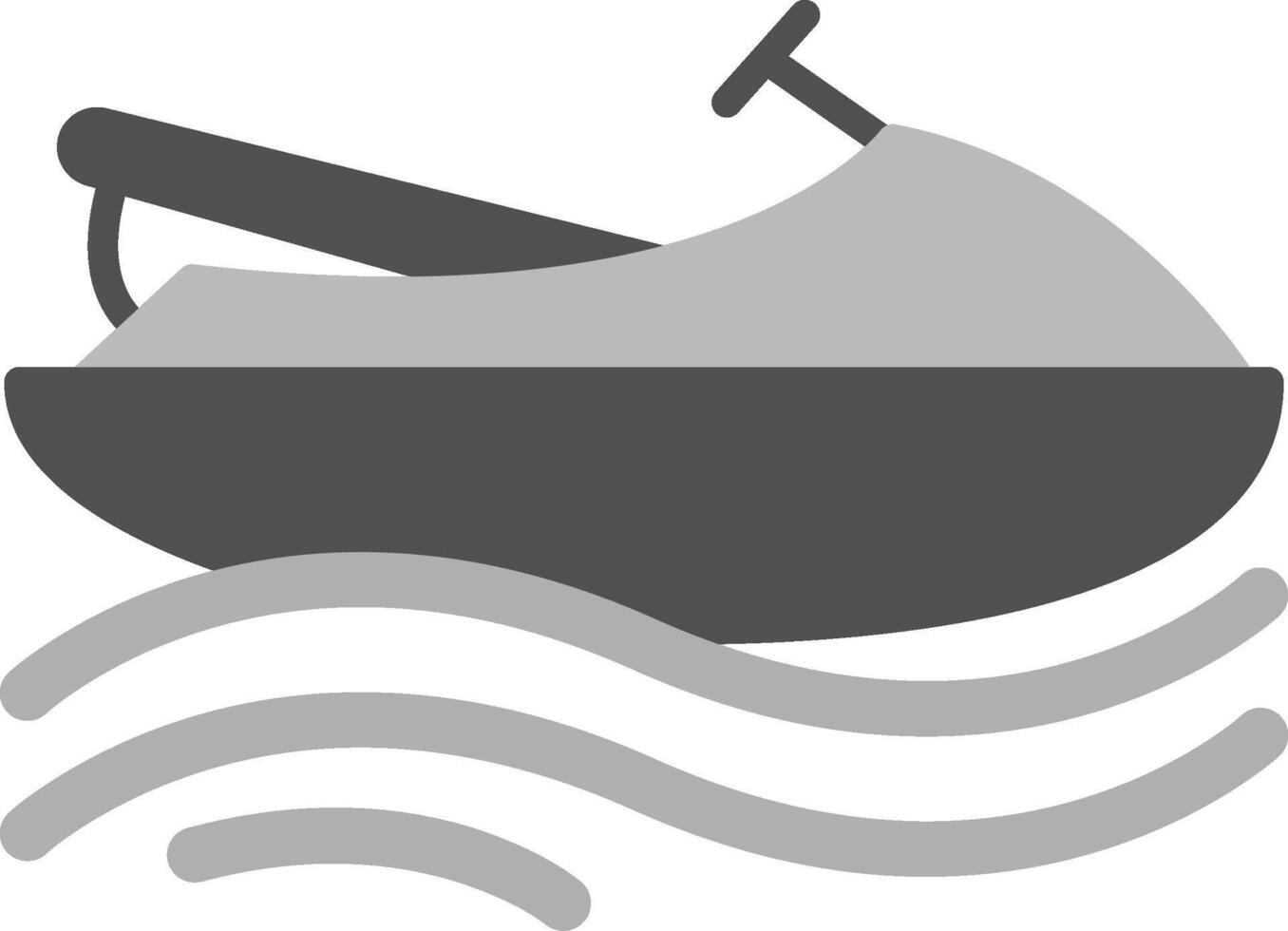 moto acuática vecto icono vector
