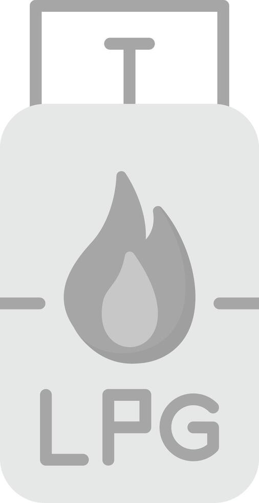 Gas Cylinder Vecto Icon vector