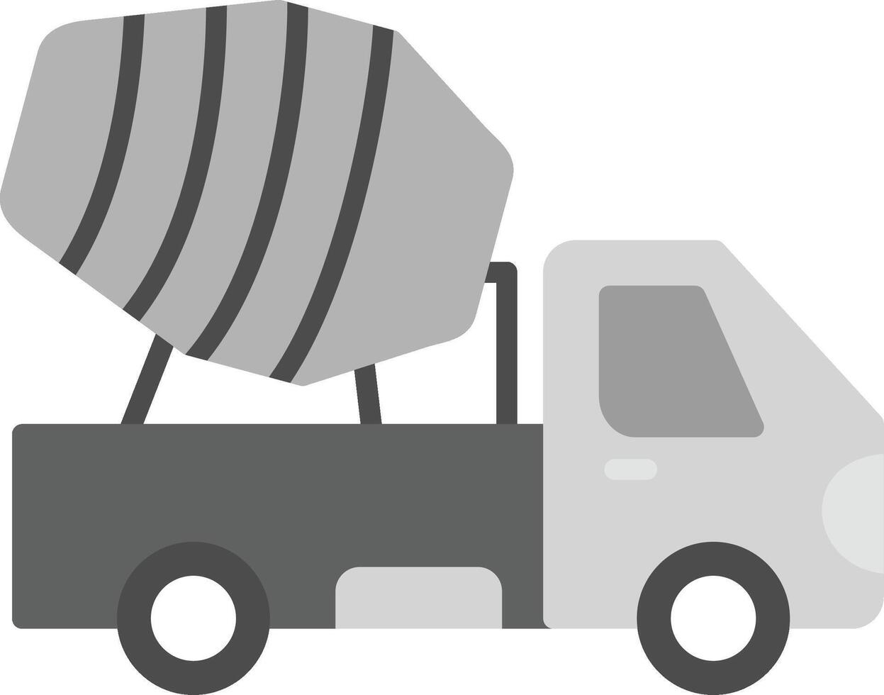 Cement Truck Vecto Icon vector