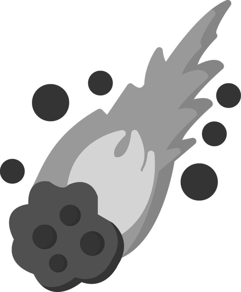 meteorito vecto icono vector