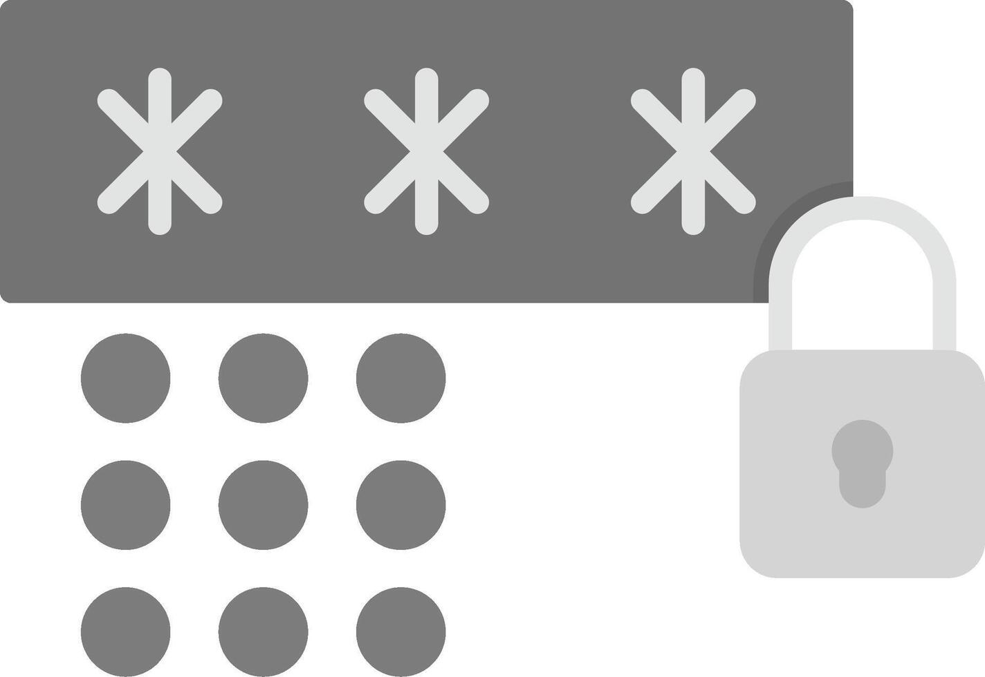Passcode Vecto Icon vector