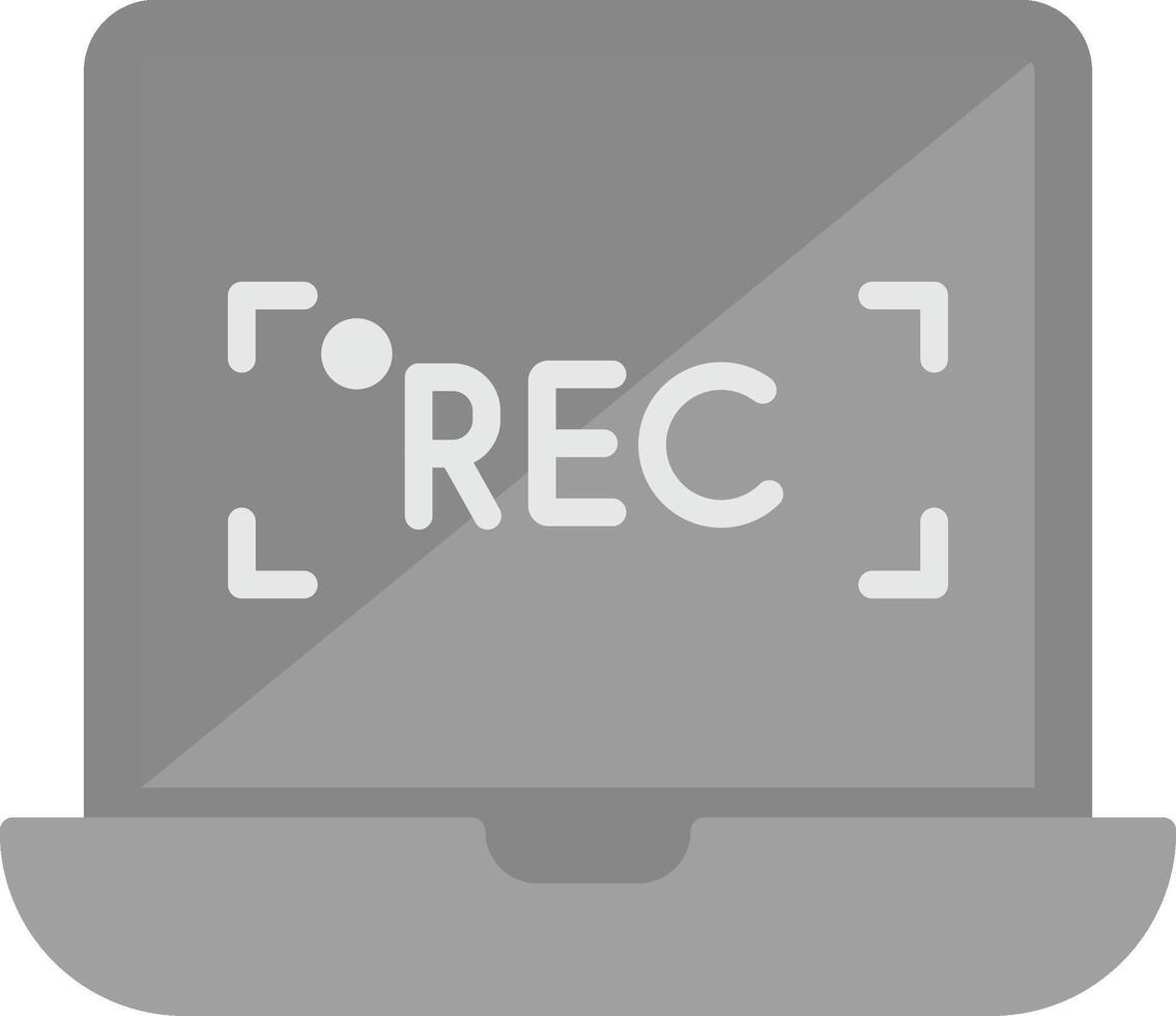 grabación vecto icono vector