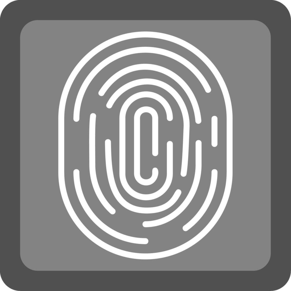 Fingerprint Vecto Icon vector