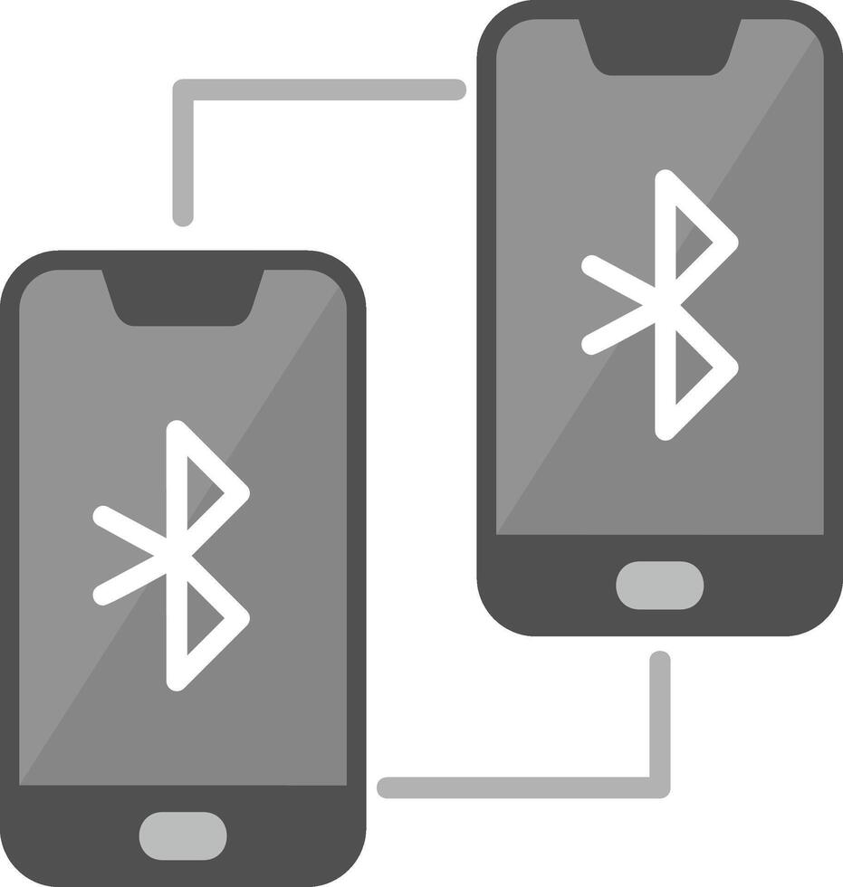 Phone Bluetooth Connected Vecto Icon vector