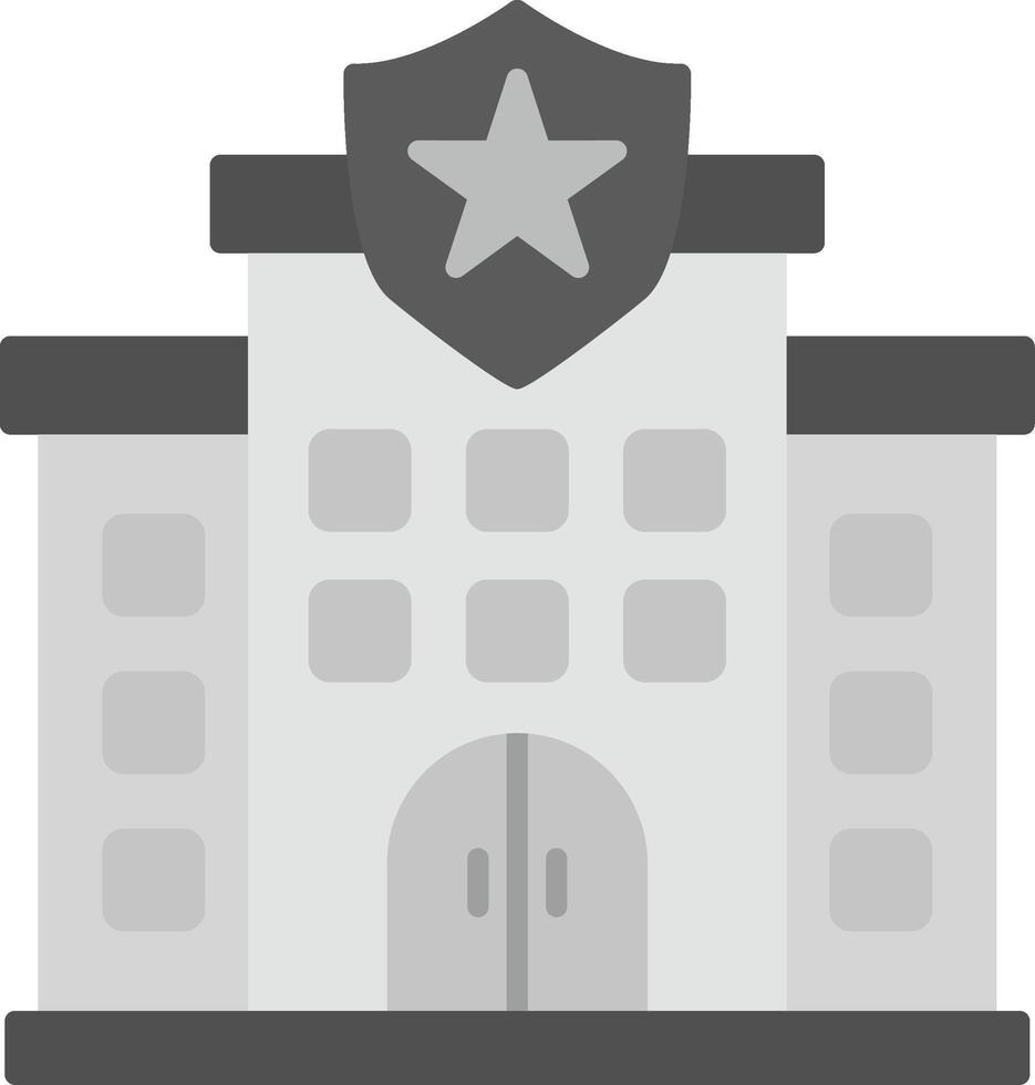 Police Station Vecto Icon vector