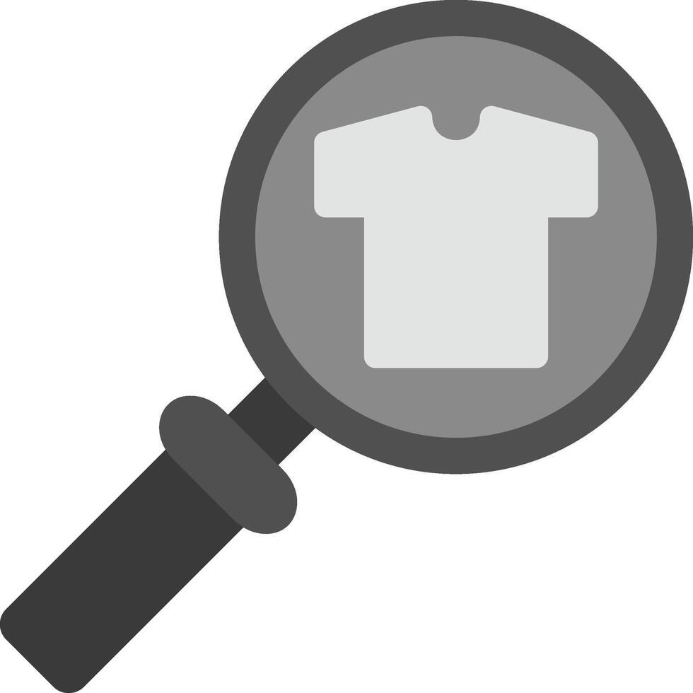 Cloth Search Vecto Icon vector