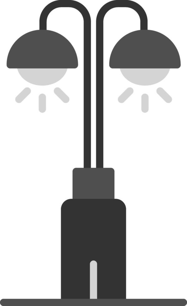 Park Lamp Vecto Icon vector