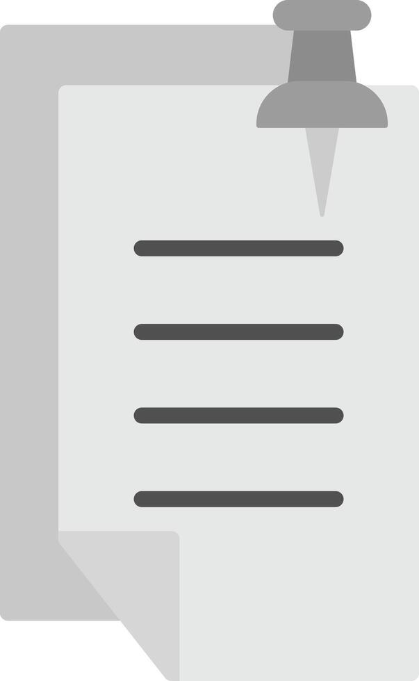 Pin Notes Vecto Icon vector