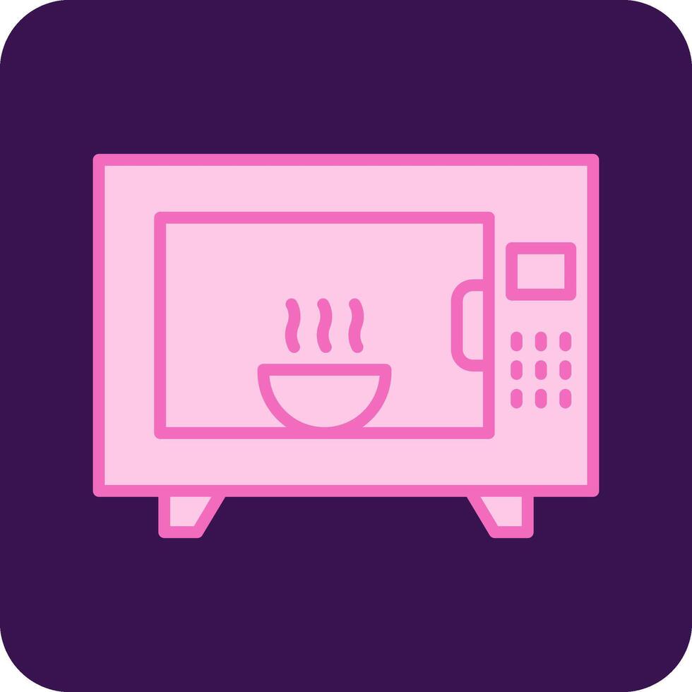 Microwave Oven Vecto Icon vector