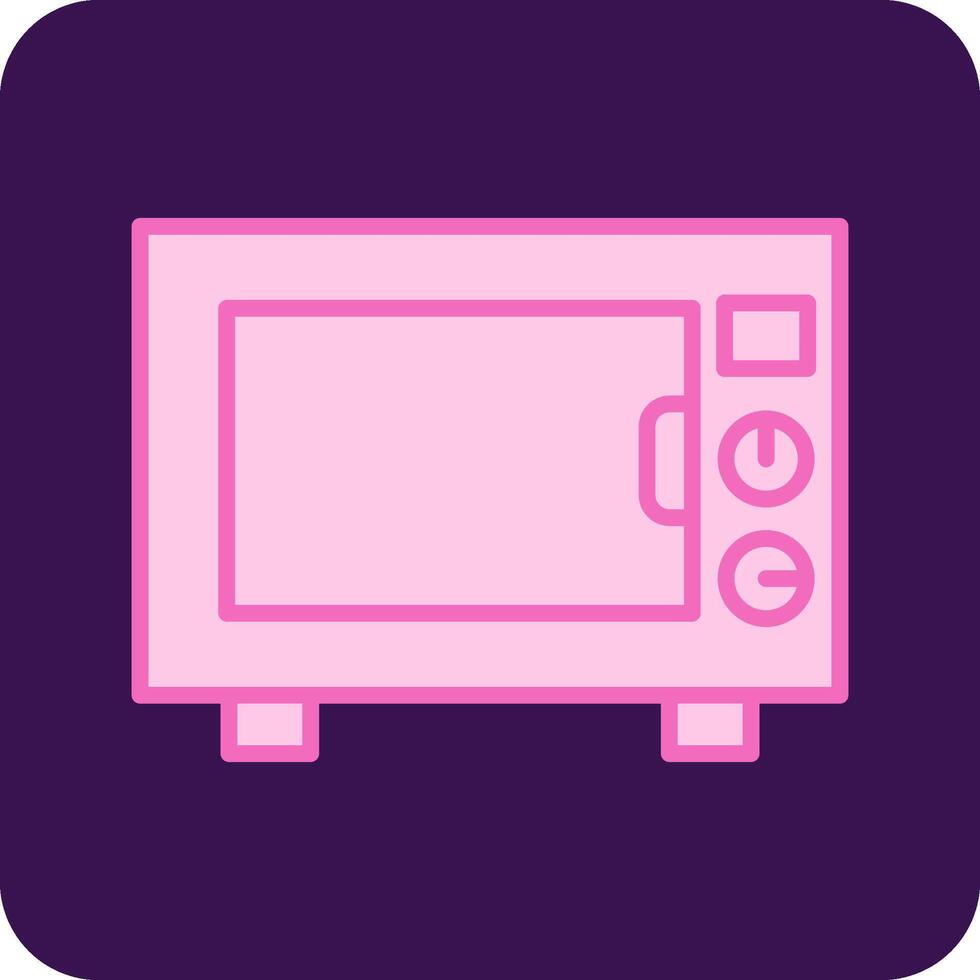 Microwave Vecto Icon vector