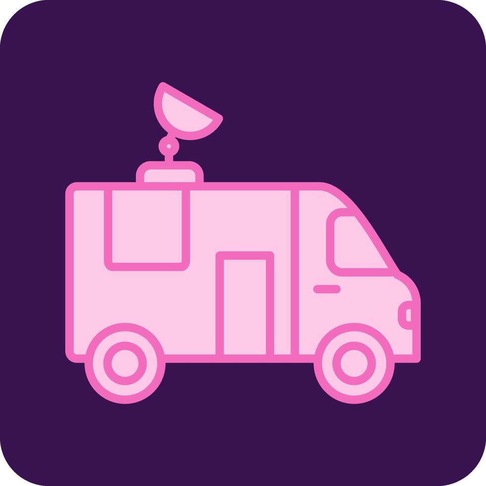 News Van Vecto Icon vector