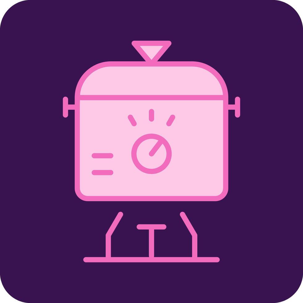 Slow Cooker Vecto Icon vector