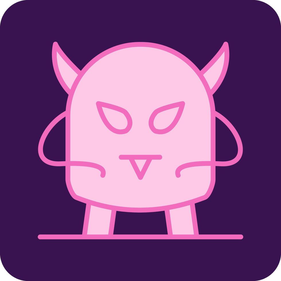 monstruo vecto icono vector