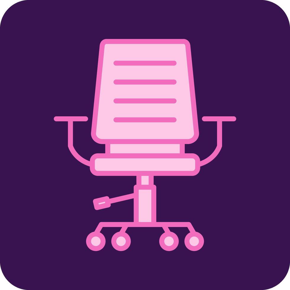 Office Chair Vecto Icon vector