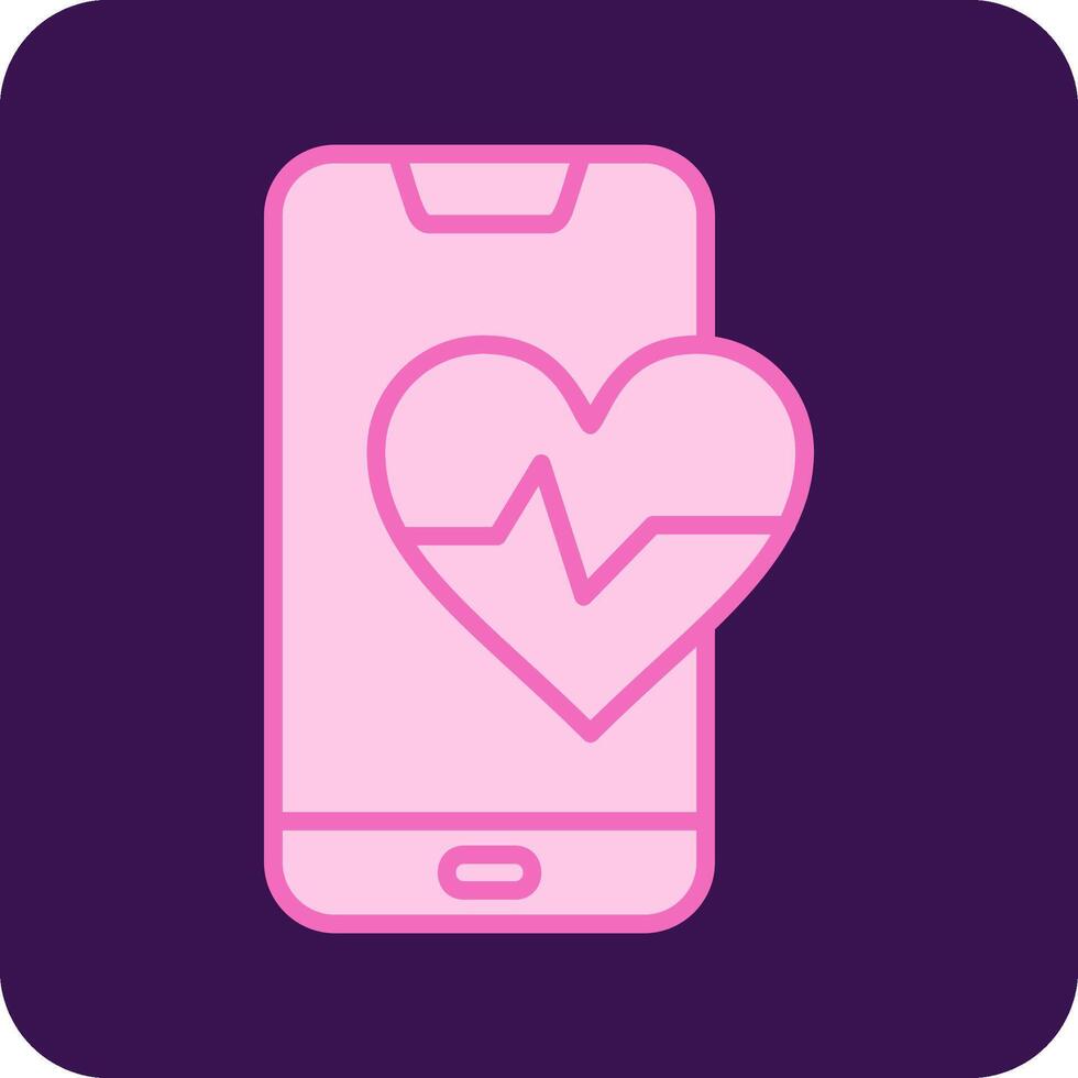 Heart Rate Vecto Icon vector