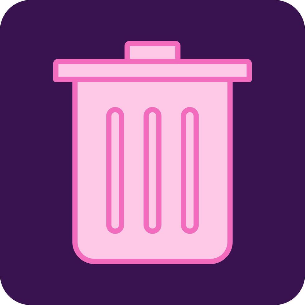 Dustbin Vecto Icon vector