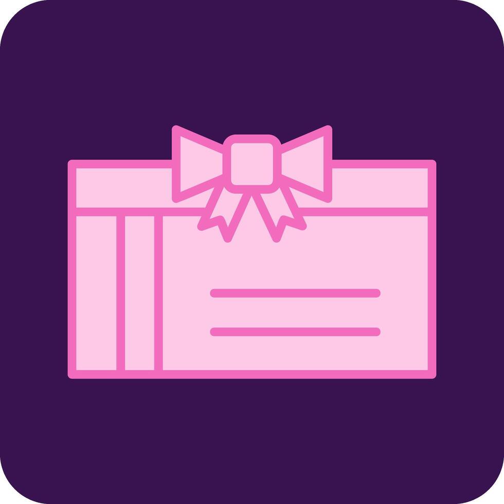 Gift Card Vecto Icon vector