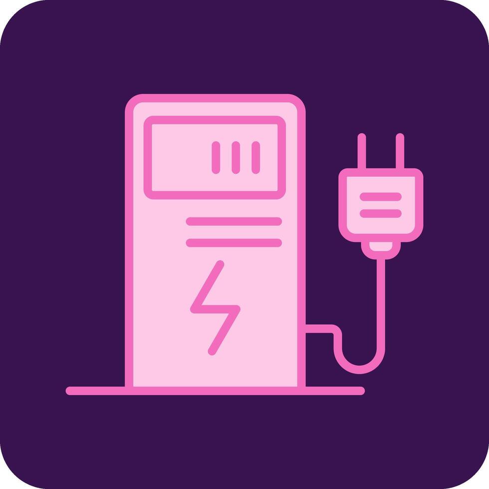 Electric Charge Vecto Icon vector