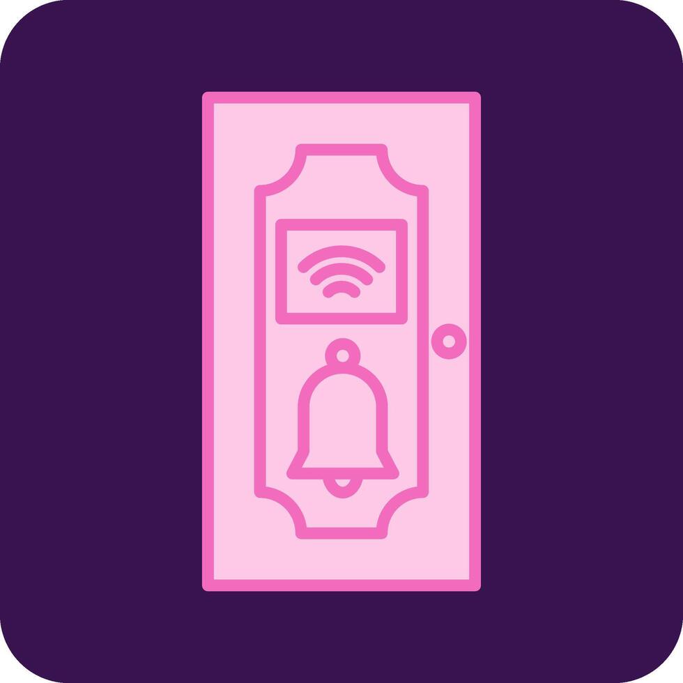 puerta campana vecto icono vector