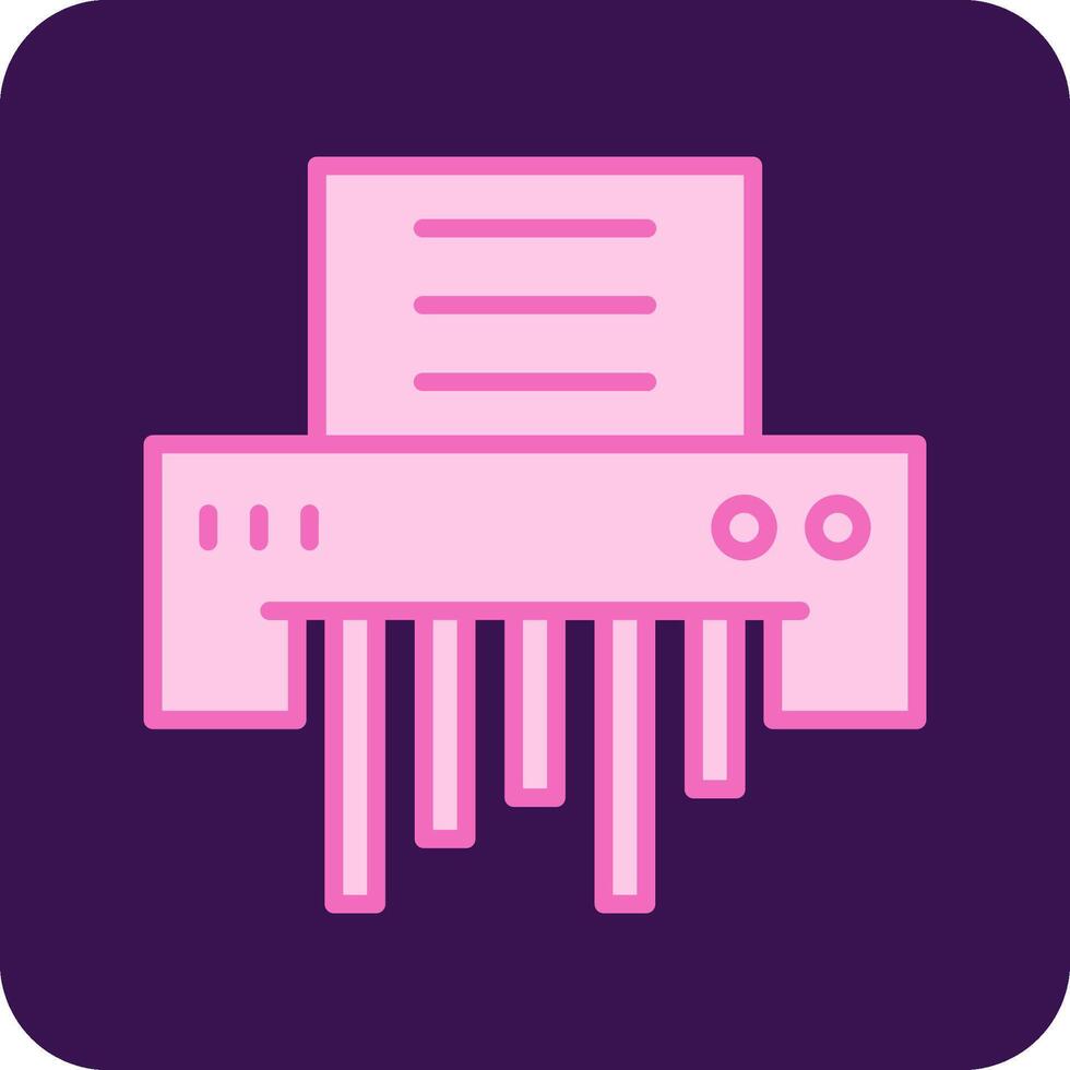 Paper Shredder Vecto Icon vector