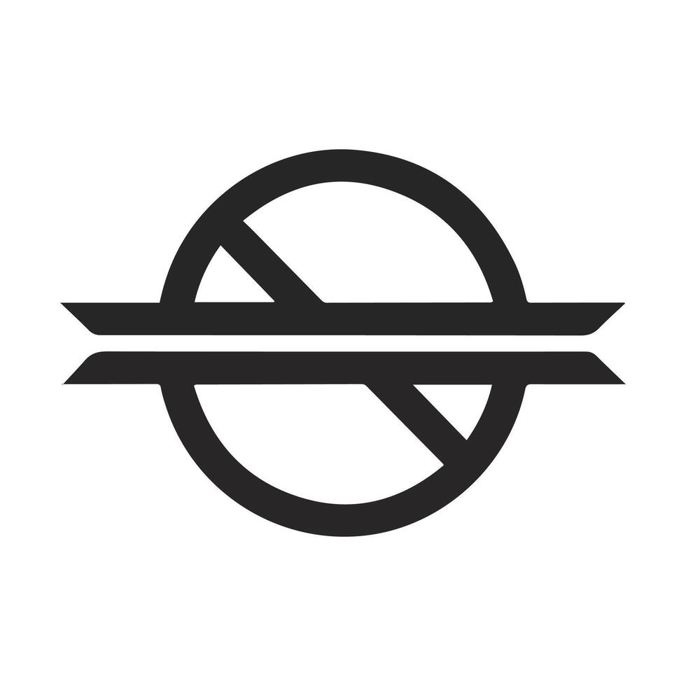 no entry sign vector illustration on white background