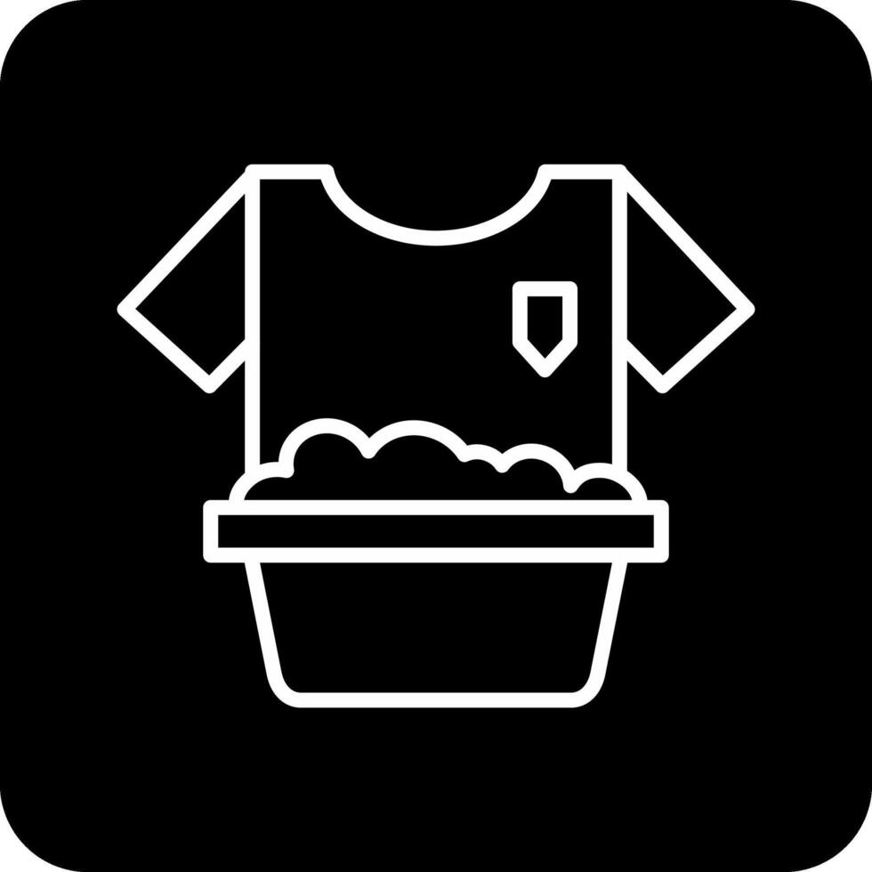 Washing Clothes Vecto Icon vector