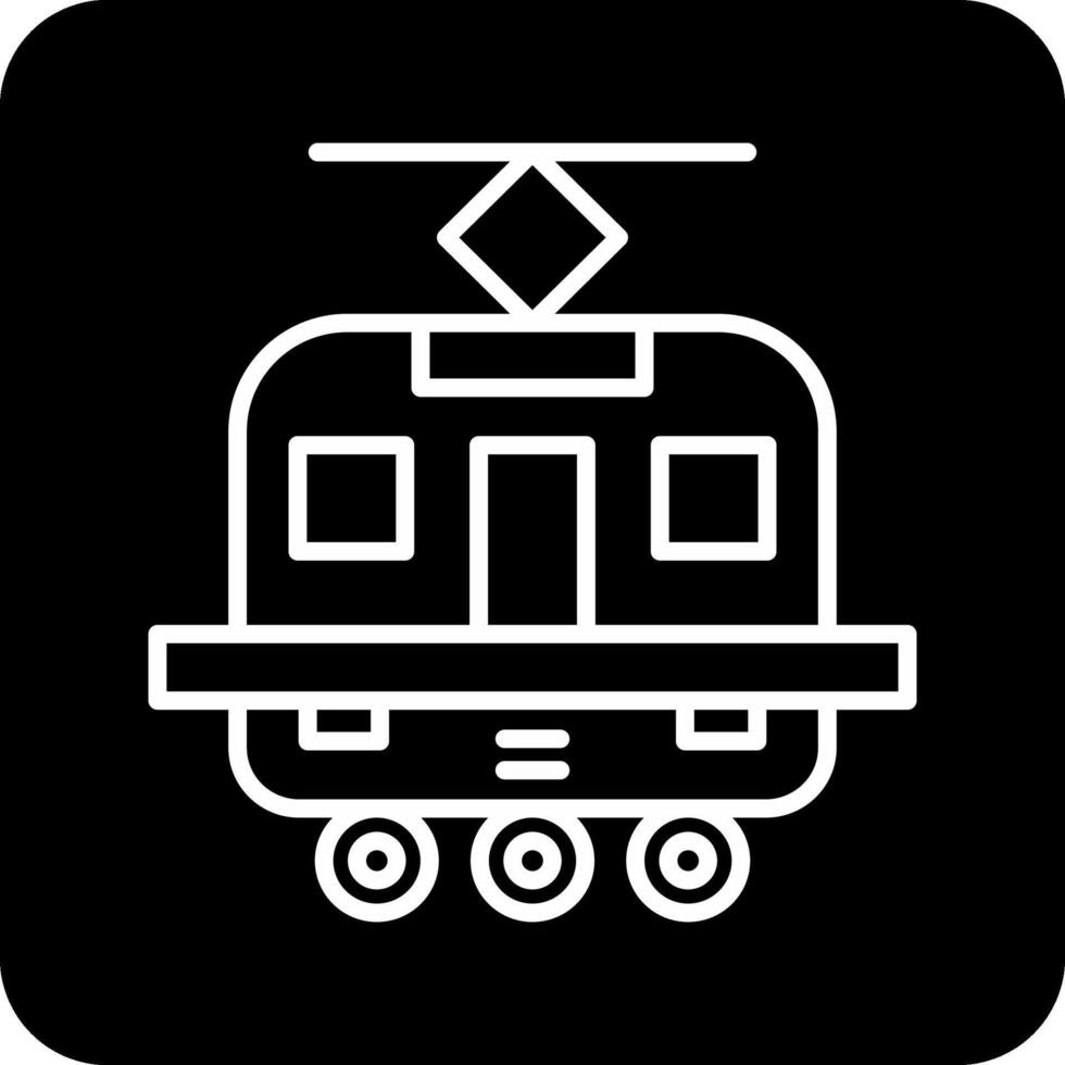 Tram Vecto Icon vector