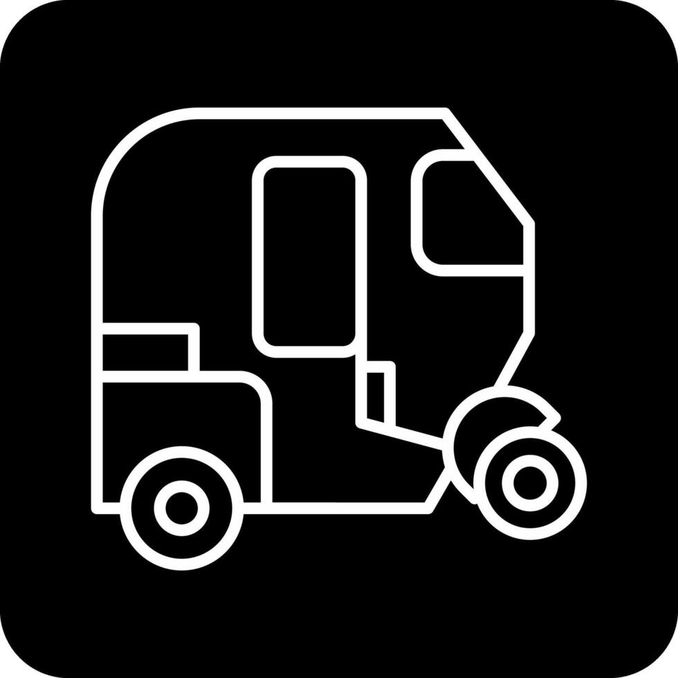 tuk tuk vecto icono vector