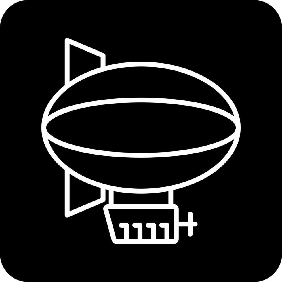 dirigible vecto icono vector