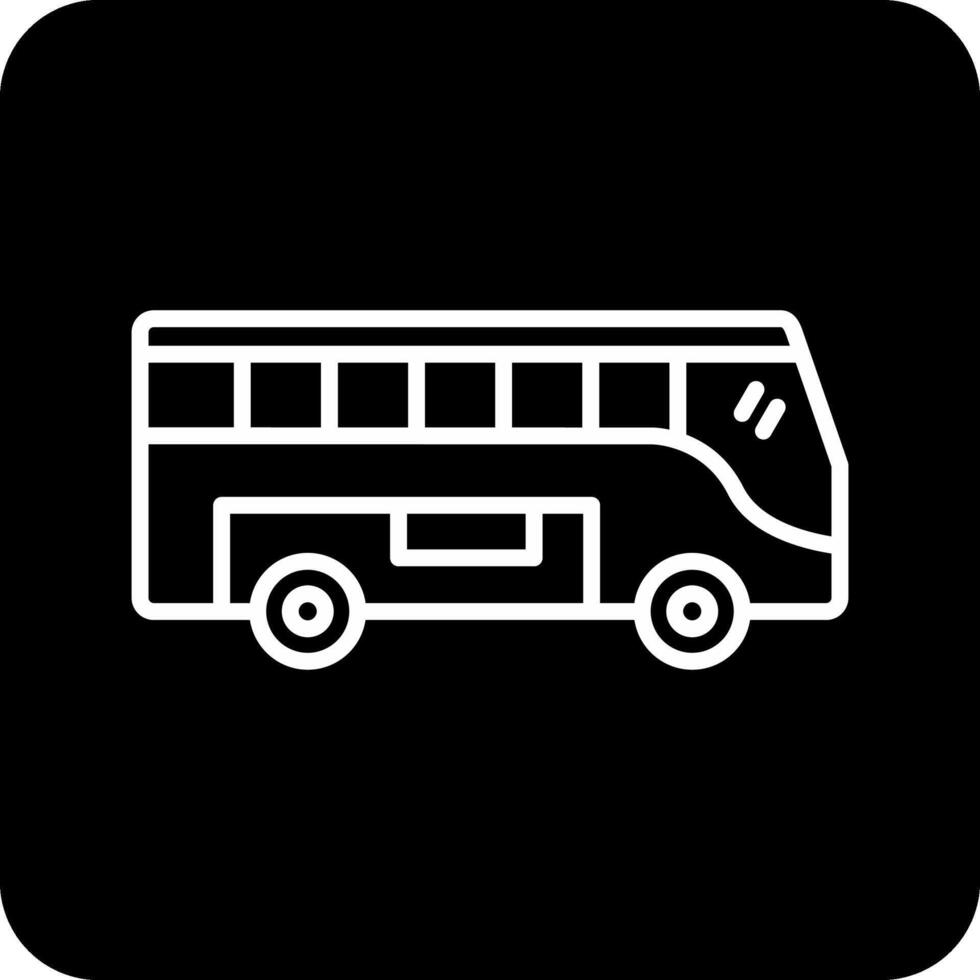 autobús vecto icono vector